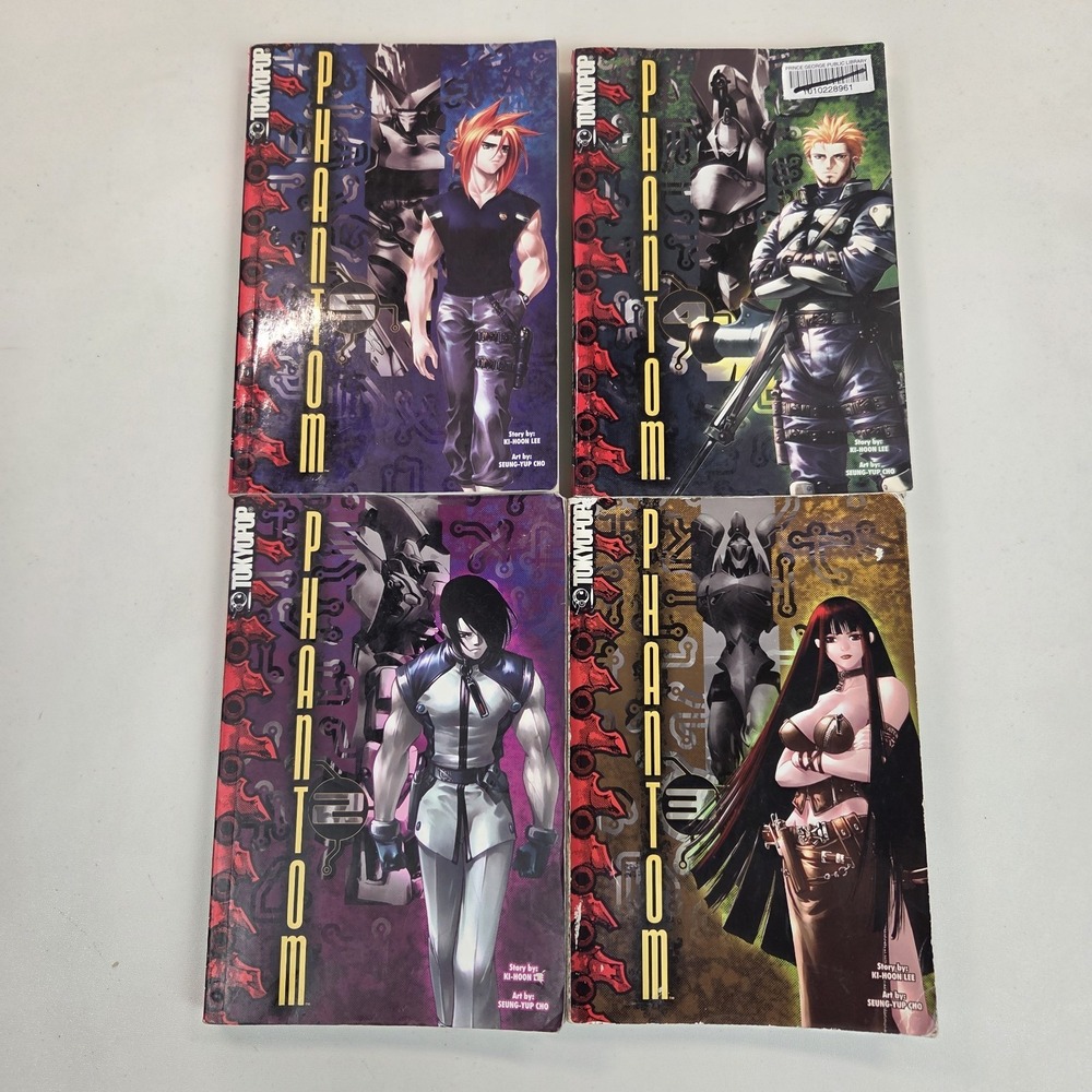 Phantom vol. 2,3,4,5 Manga Graphic Novel Book Lot Set in English‎ by Ki-Hoon Lee